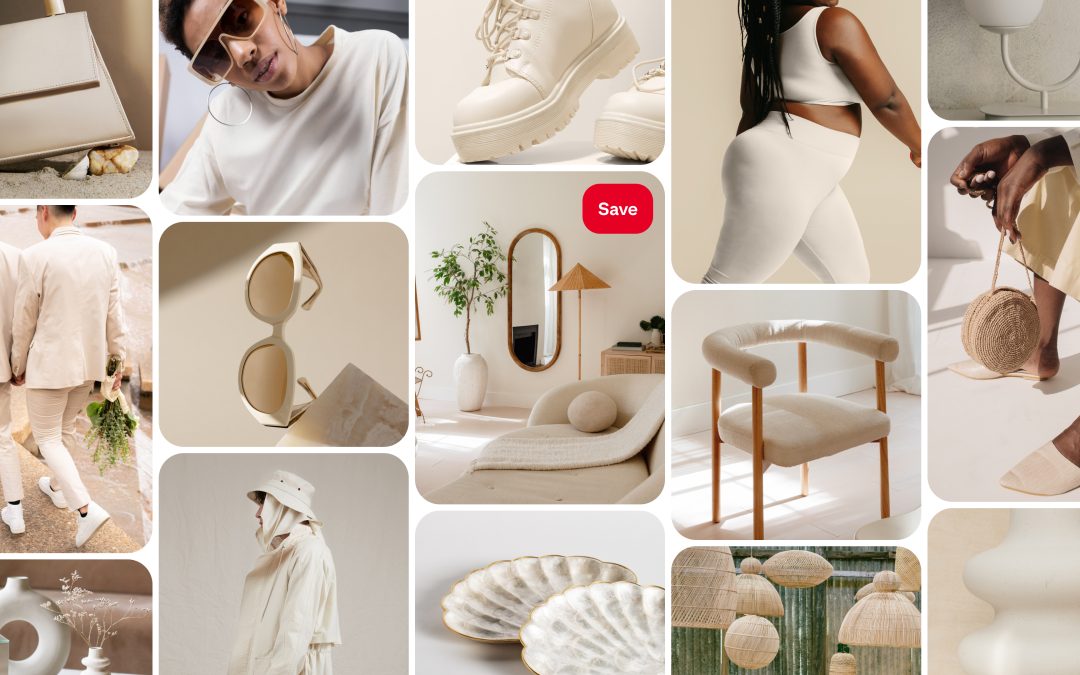 Pinterest ads for home decor and lifestyle brands